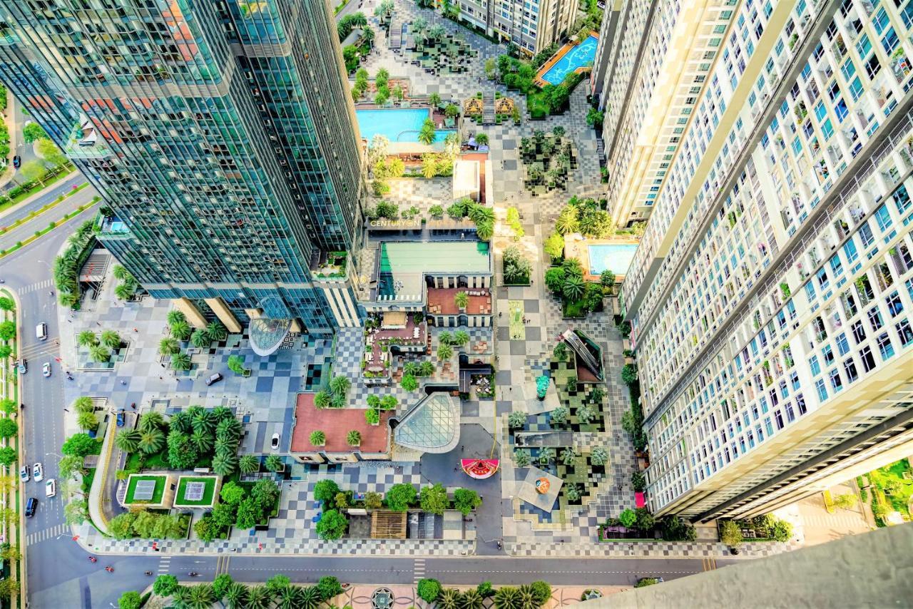 Central Apartments - Vinhomes Central Park, Landmark 81 Area & Ice Skating Rink Ho-Chi-Minh-Stadt Exterior foto